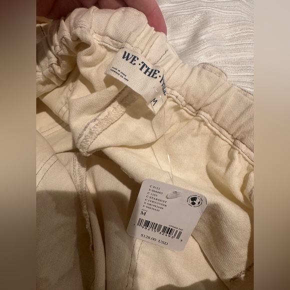 We the free Cream Drawstring Wide-Leg Pants 🤍💛 - Picture 5 of 7